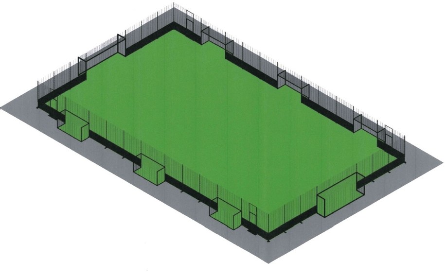 Projekt mobilnego boiska /Materiały prasowe