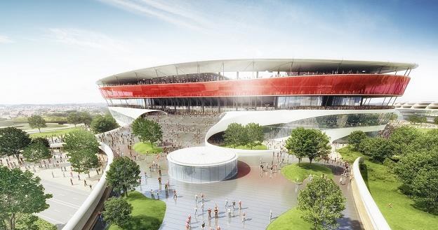 Projekt nowego stadionu w Brukseli /