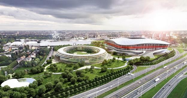 Projekt nowego stadionu w Brukseli /