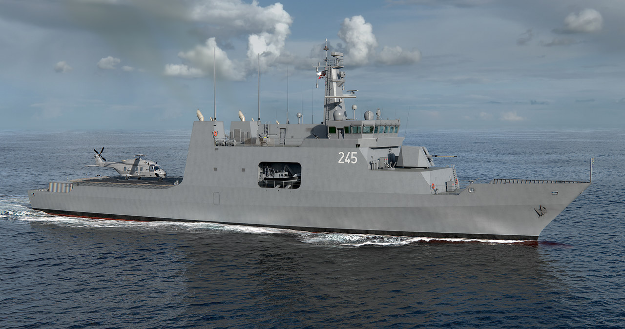 Projekt okrętu obrony wybrzeża autorstwa firmy Rolls-Royce /INTERIA.PL/materiały prasowe