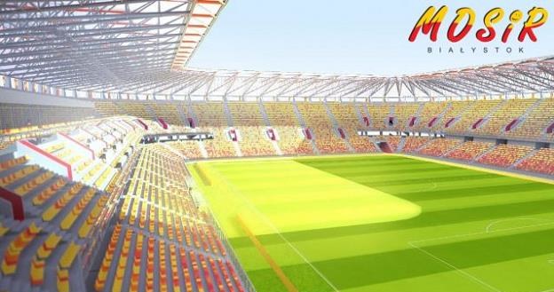 Projekt stadionu w Białymstoku /