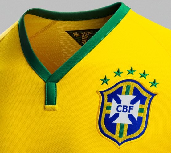 Projektanci nieco zmodyfikowali herb reprezentacji Brazylii /materiały prasowe