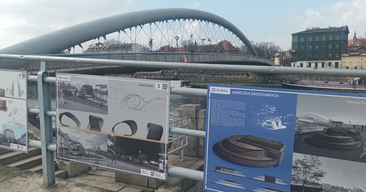 Projekty "Ławeczki Zakochanych" w Krakowie 