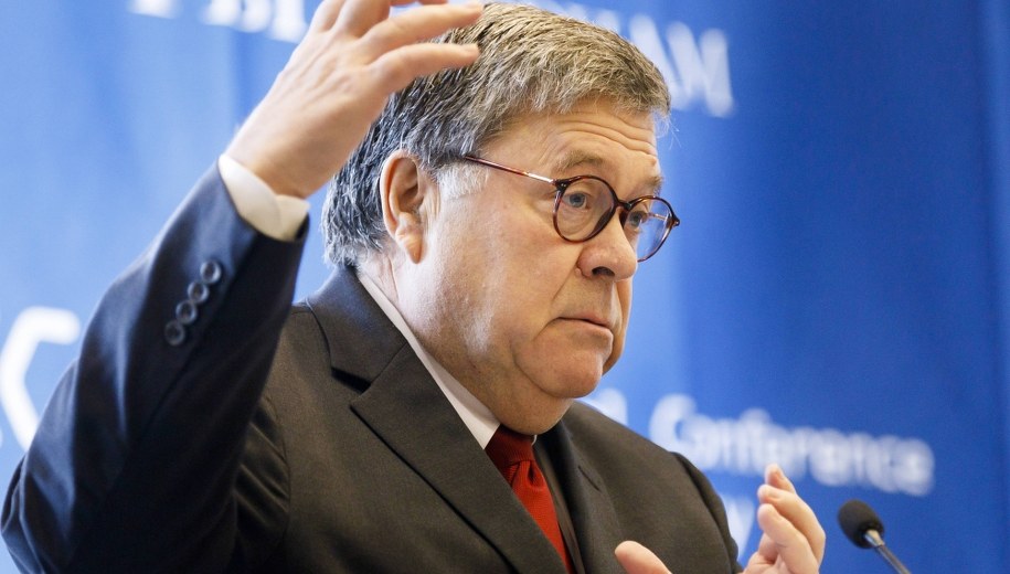 Prokurator generalny William Barr /JUSTIN LANE /PAP/EPA