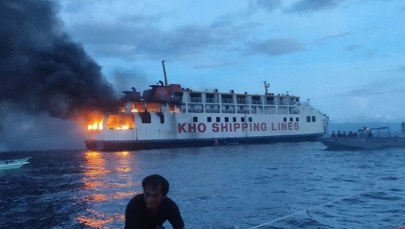 Prom stanął w płomieniach w trakcie rejsu. Ewakuowano 120 osób 
