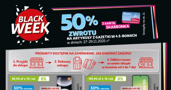 Promocją „50% zwrotu w e-bonach" w hipermarketach Auchan! /Auchan /INTERIA.PL