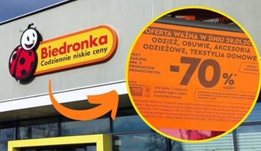 Promocja dnia w Biedronce: odzież i domowe tekstylia nawet 70% taniej