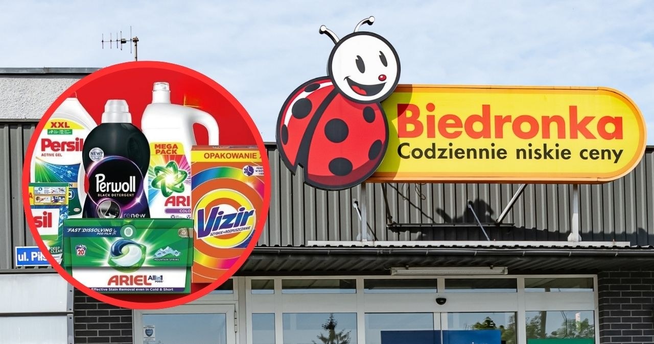 Promocja dnia w Biedronce! Zrób zapasy środków do prania z ogromnym rabatem 70%! /adobestock/Biedronka /INTERIA.PL