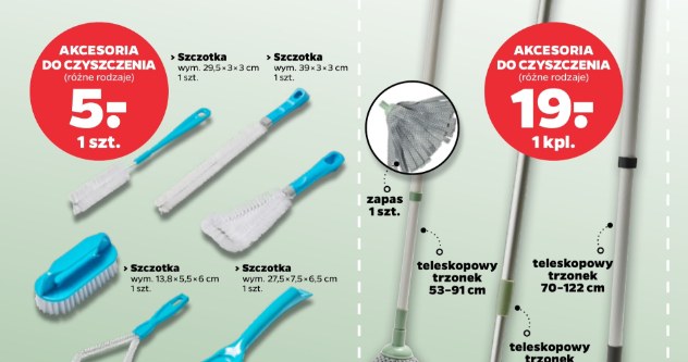 Promocja na akcesoria do sprzątania w Netto. Promocja obowiązuje do 7 stycznia /Netto /INTERIA.PL