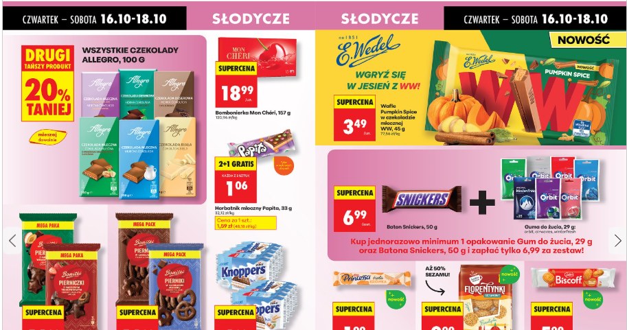 Promocja na czekoladę w Biedronce /Biedronka /INTERIA.PL
