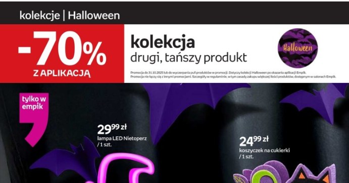 Promocja na Halloweenową kolekcję w Empiku /Empik /INTERIA.PL