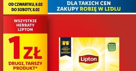 Promocja na herbaty Lipton w Lidlu! /Lidl /INTERIA.PL