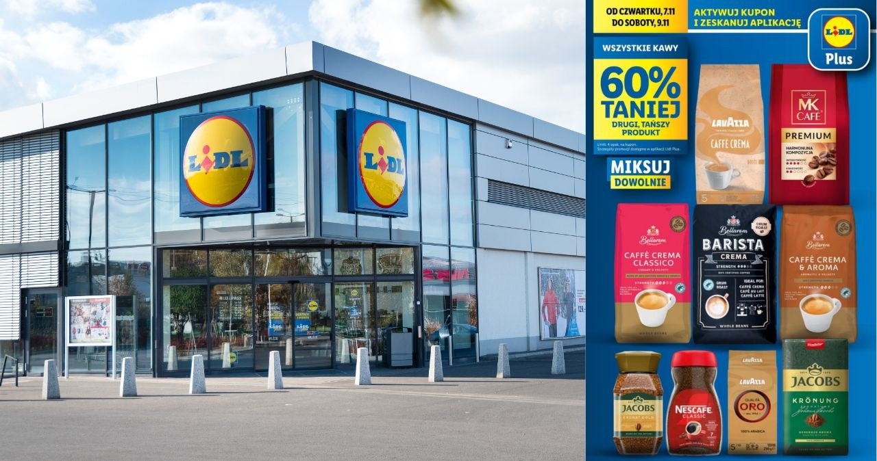 Promocja na kawę w Lidlu od 7 listopada /adobestock/Lidl /INTERIA.PL