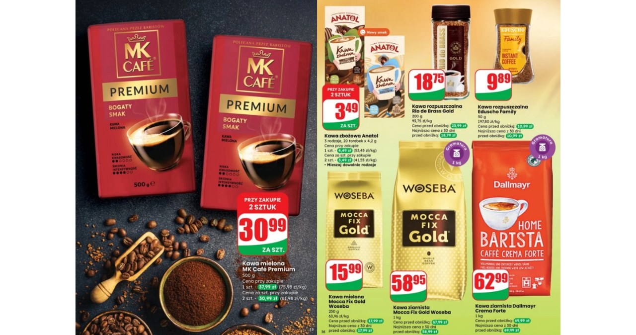 Promocja na kawy w Dino /Dino /INTERIA.PL