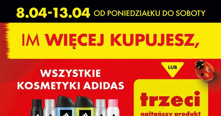 Promocja na kosmetyki Adidas! /Biedronka /INTERIA.PL