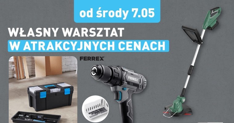 Promocja na narzędzia w Aldi. Przydadzą się w domu, ogrodzie i na działce /Aldi