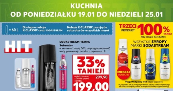 Promocja na saturator SodaStream /Kaufland /INTERIA.PL
