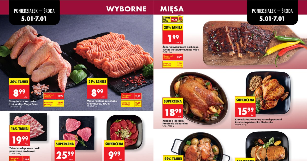 Promocja na wyborne mięso w Biedronce – tylko dziś do końca dnia /Biedronka /INTERIA.PL