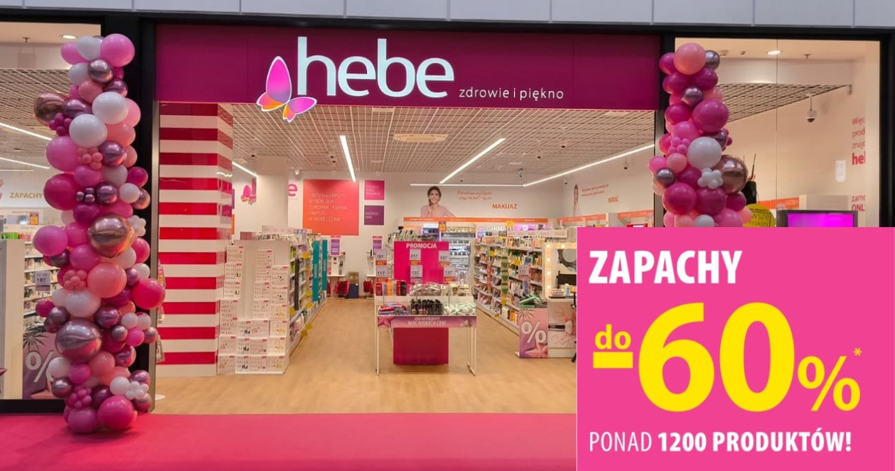 Promocja w drogerii Hebe – zapachy nawet do -60% taniej /Hebe /INTERIA.PL