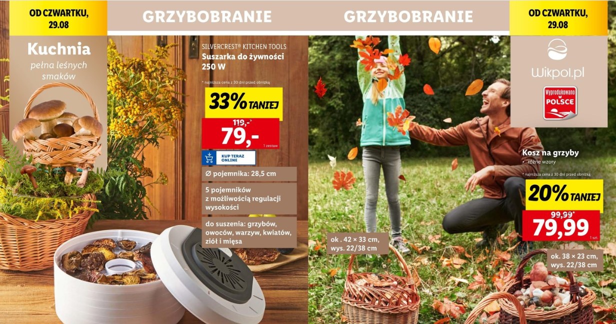 Promocje dla grzybiarzy w Lidlu! /Lidl /INTERIA.PL