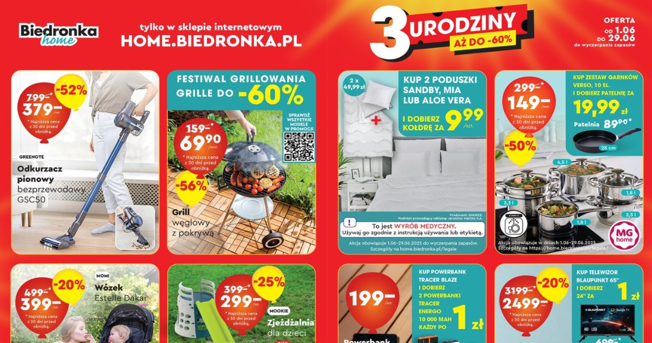 Promocje na 3 urodziny Biedronki Home /Biedronka /INTERIA.PL