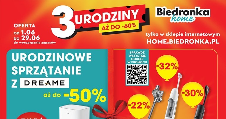 Promocje na 3 urodziny Biedronki Home /Biedronka /INTERIA.PL