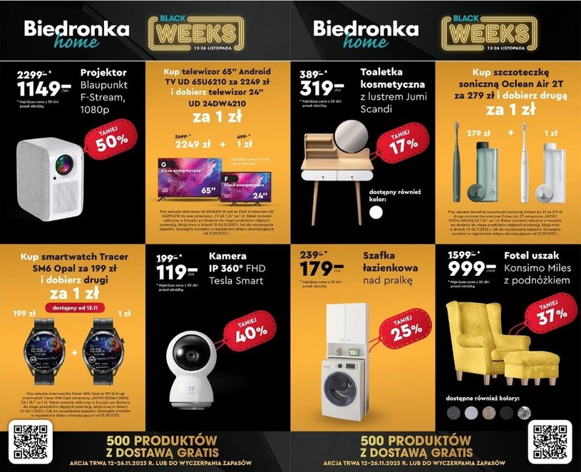 Promocje na Black Weeks w Biedronka Home /Biedronka /INTERIA.PL