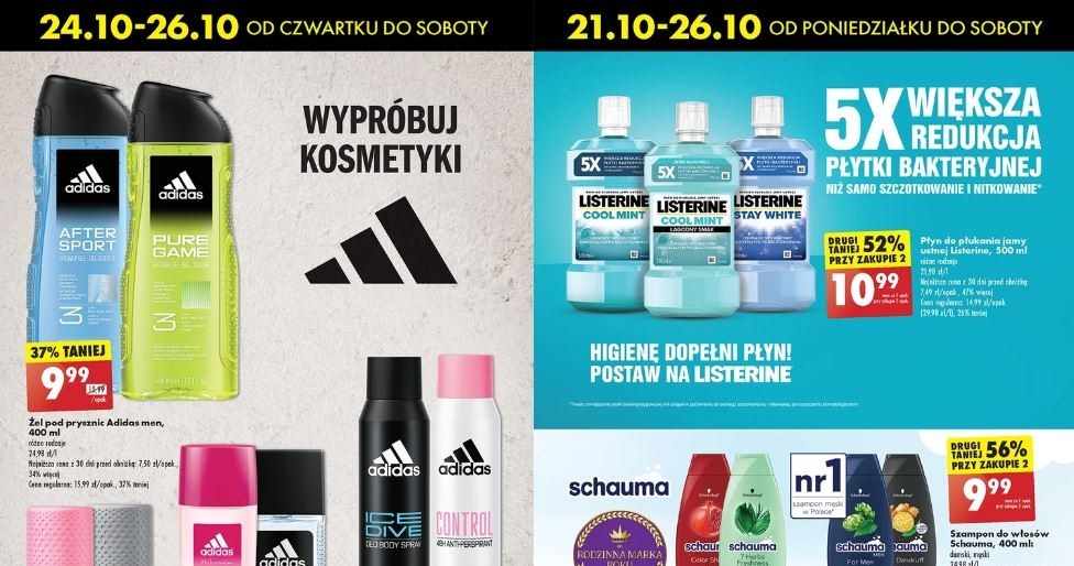 Promocje na kosmetyki Adidas w Biedronce! /Biedronka /INTERIA.PL