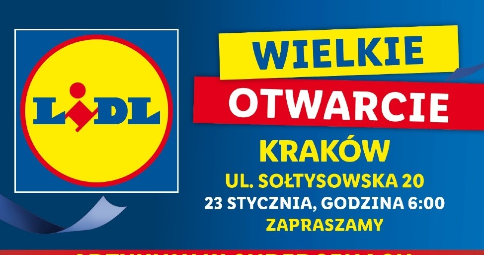 Promocje na otwarcie nowego Lidla w Krakowie! /Lidl /INTERIA.PL