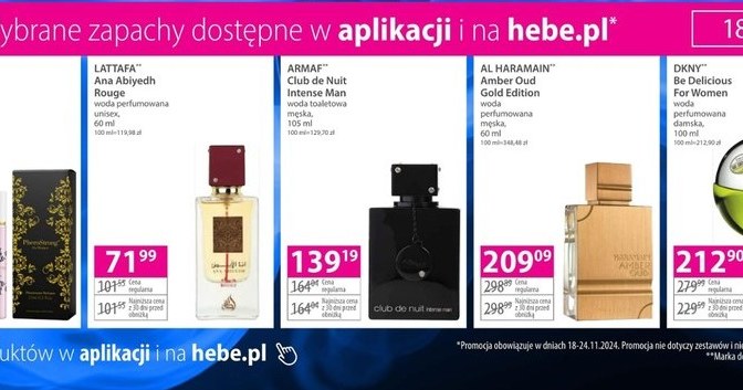 Promocje na perfumy online i w aplikacji /Hebe /INTERIA.PL