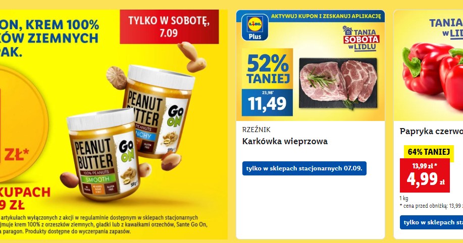 Promocje na sobotę w Lidlu /Lidl /INTERIA.PL