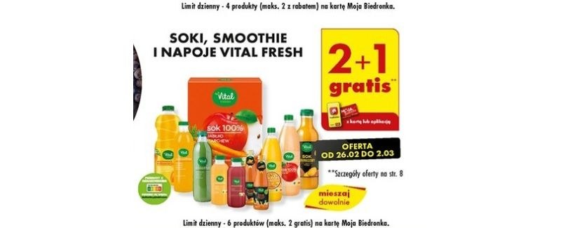 promocje na soki w Biedronce /Biedronka /INTERIA.PL