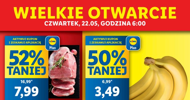 Promocje na wielkie otwarcie w Szubinie i Pniewach! /Lidl /INTERIA.PL
