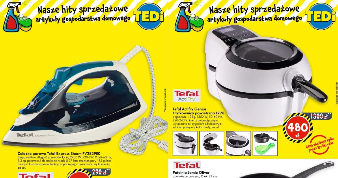 Promocje TEDi na sprzęty Tefal /Tedi /INTERIA.PL