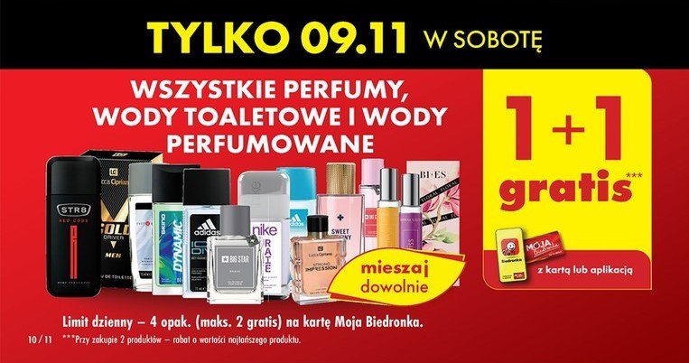 Promocje w Biedronce na 9 listopada - Perfumy /Biedronka /INTERIA.PL