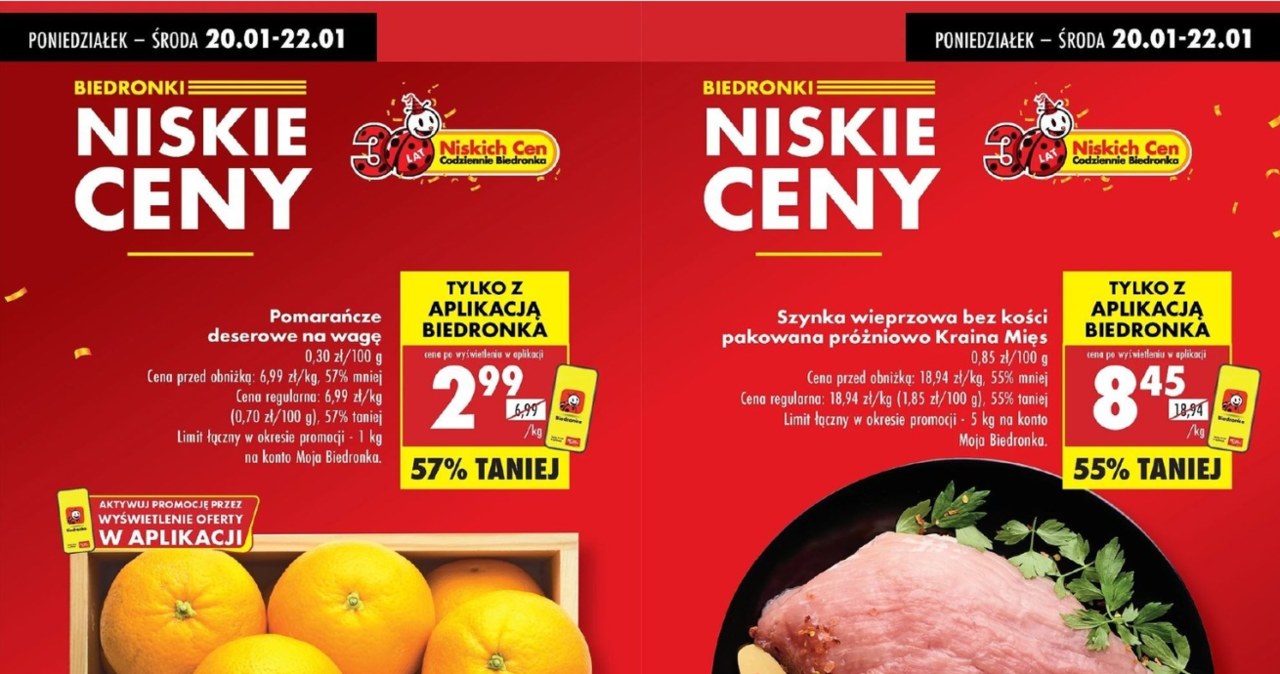 Promocje z aplikacją Biedronka /Biedronka /INTERIA.PL