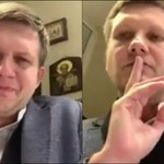 Propagandysta rozpłakał się na wizji. Mówił o Bogu, potem zaczął grozić