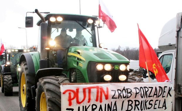 Proputinowskie hasła na rolniczych protestach. Stanowcza odpowiedź MSZ