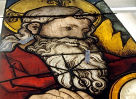 Prorok Mojżesz na witrażu autorstwa Albrechta Durera /AFP