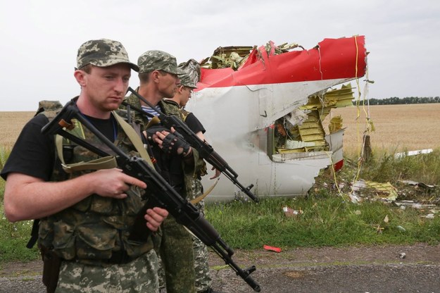 Prorosyjscy separatyści kontrolują teren, na którym leżą szczątki zestrzelonego Boeinga 777 /ANASTASIA VLASOVA /PAP/EPA