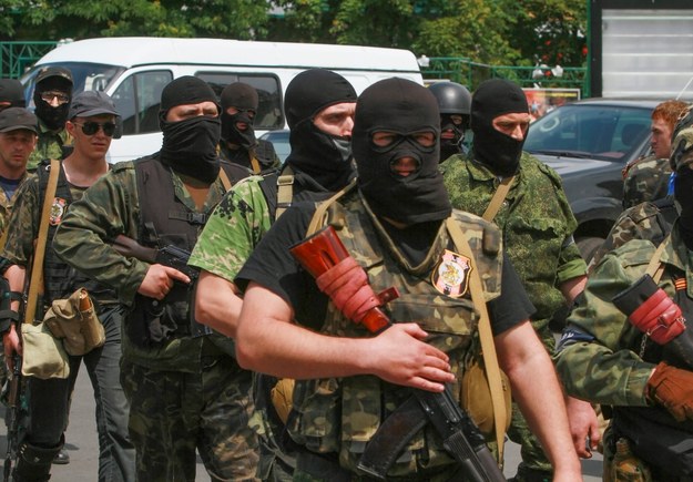 Prorosyjscy separatyści na Ukrainie /PHOTOMIG /PAP/EPA