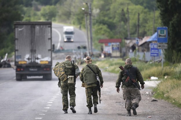 Prorosyjscy separatyści w rejonie Doniecka /MAXIM SHIPENKOV    /PAP/EPA
