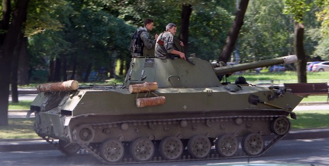 Prorosyjscy separatyści /IGOR KOVALENKO /PAP/EPA