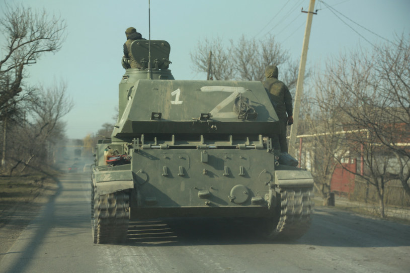 Prorosyjskie oddziały na terenie Ukrainy /Leon Klein/Anadolu Agency/ABACAPRESS.COM /East News