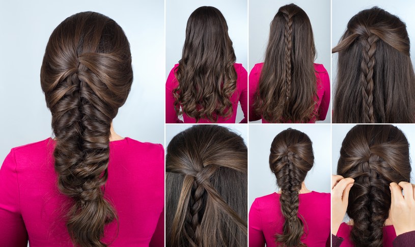 Prosta fryzura dla dziewczyn o długich włosach z warkoczy, która nadaje włosom objętości /123RF/PICSEL