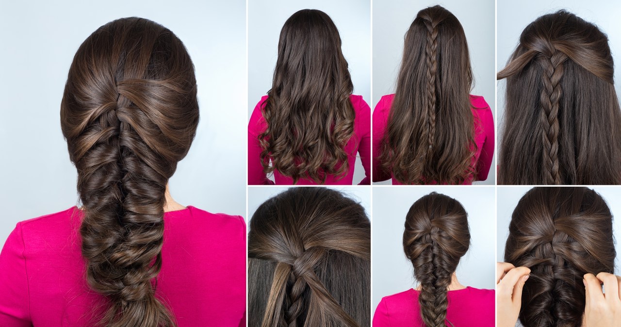 Prosta fryzura dla dziewczyn o długich włosach z warkoczy, która nadaje włosom objętości /123RF/PICSEL