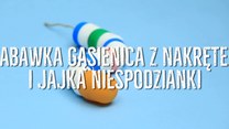 Prosta zabawka z nakrętek