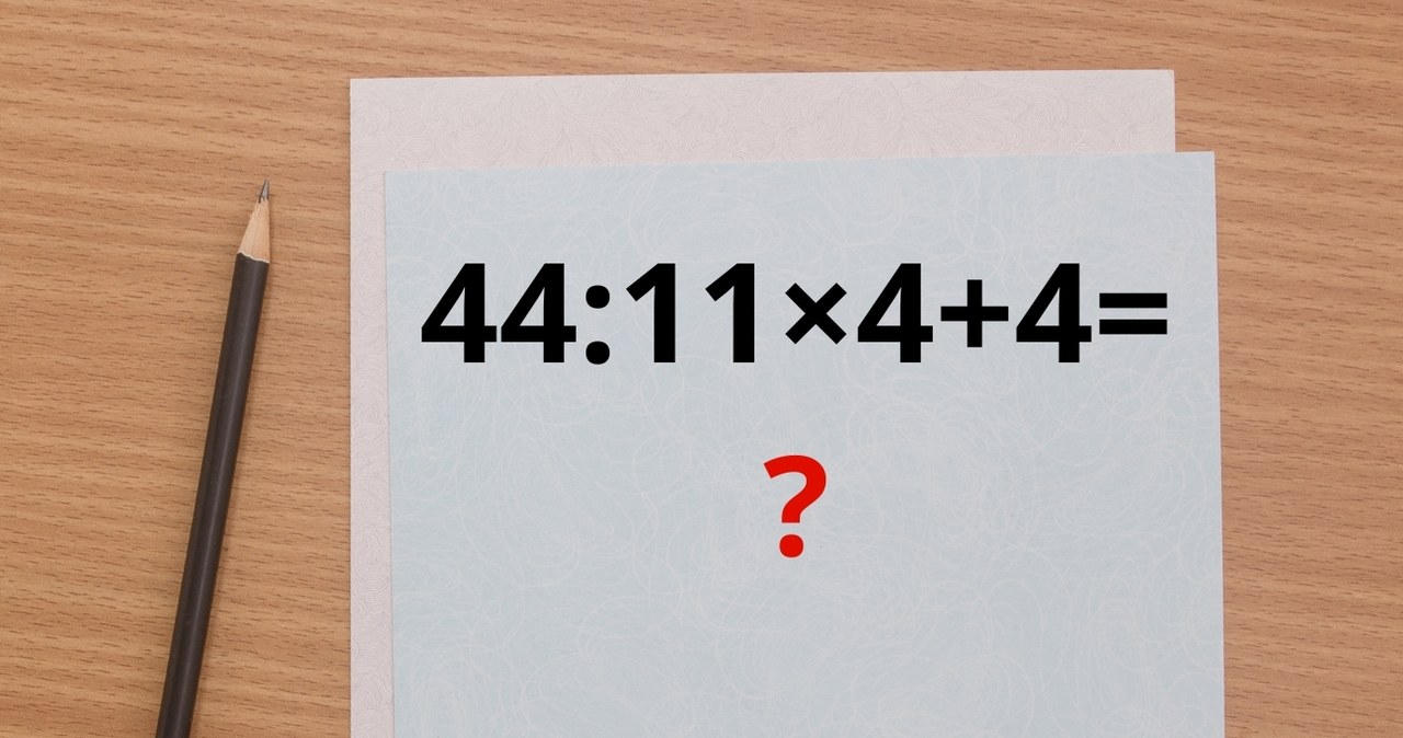 Prosta zagadka matematyczna, ale nie dla każdego. Czy uda ci się podać prawidłowy wynik? /Canva Pro /Canva Pro