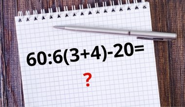 Proste zadanie na rozgrzewkę mózgu. Dasz radę bez kalkulatora? 