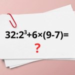 Proste zadanie z podstawówki do liczenia w pamięci. Dasz radę?